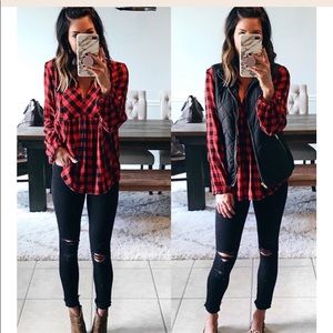 IN SEARCH OF Buffalo Plaid Top from Old Navy